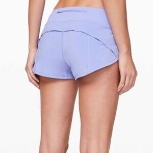 Lululemon Speed Up Short *2.5" Hydrangea Blue